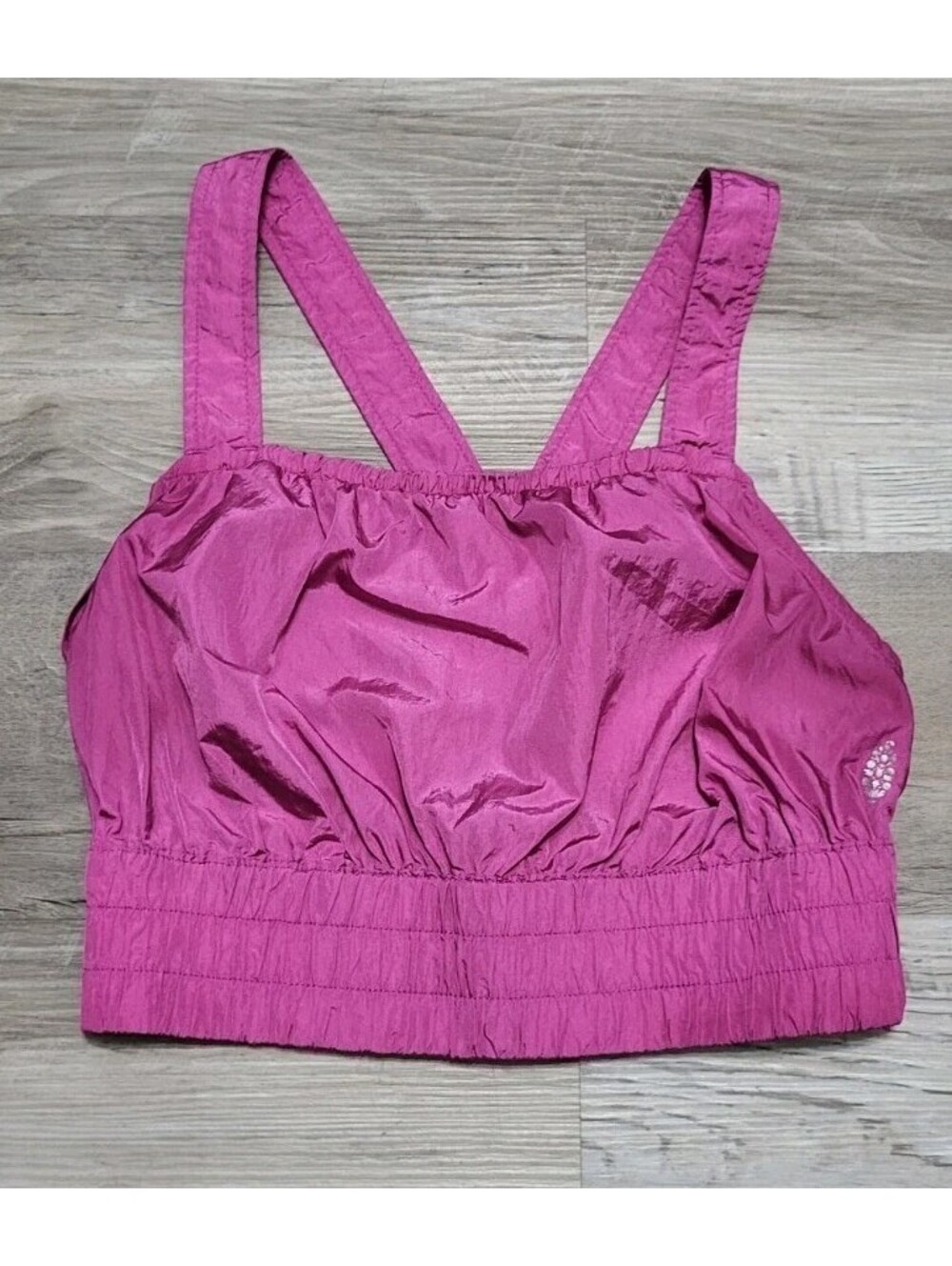 Free People Movement Sports Bra Size Small Pink Open Back